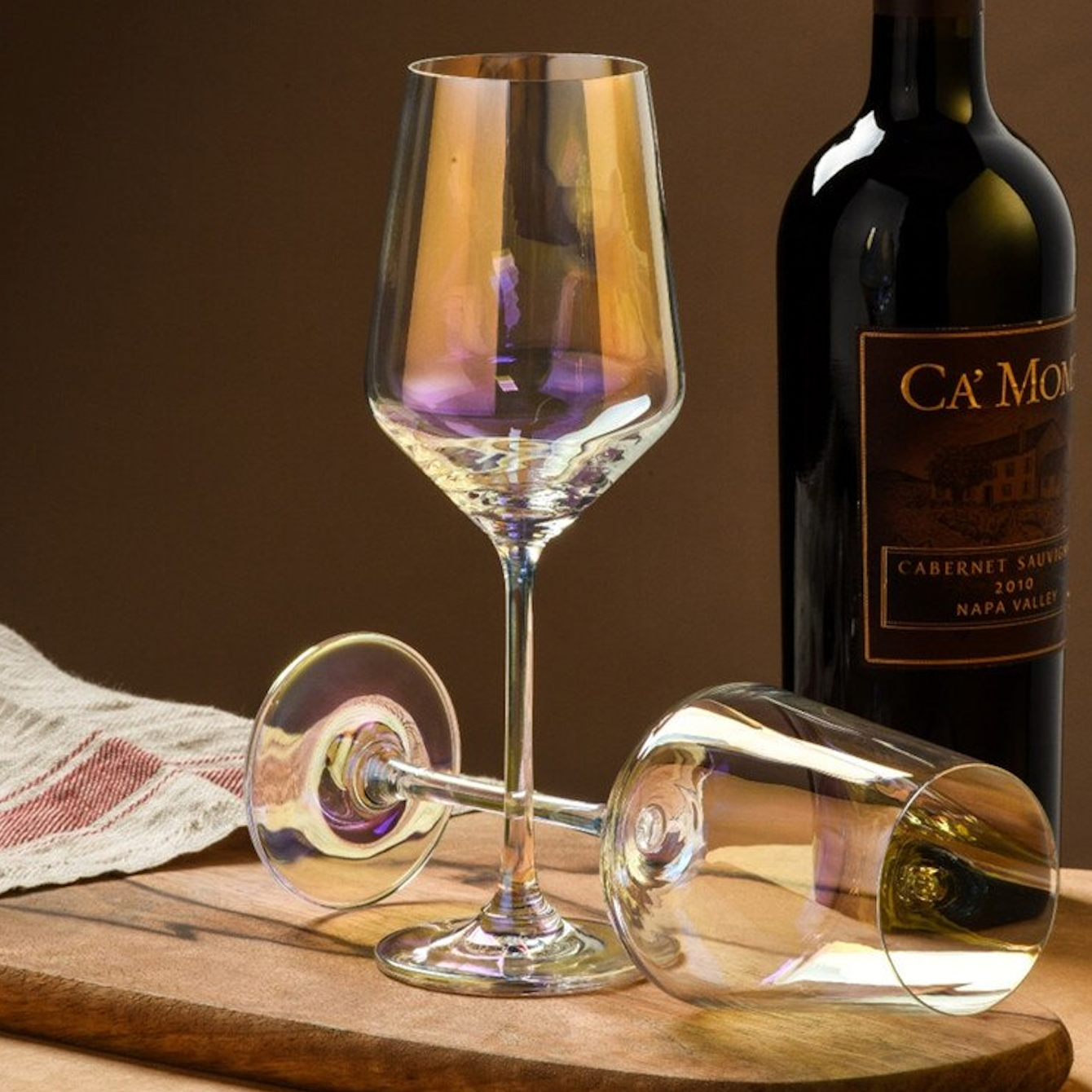 Elegant 360 Degree Wine Glass Rack