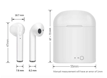 Cordless Bluetooth Headphones with Portable Charger