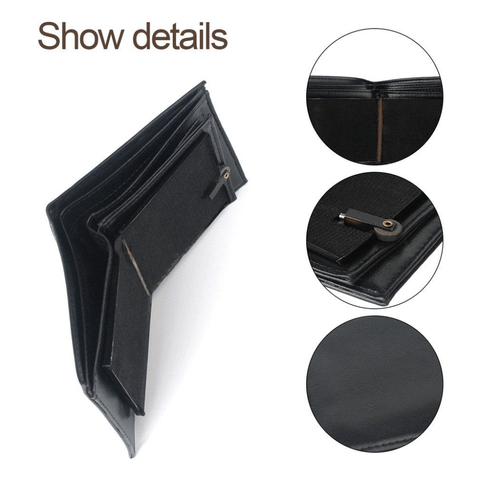 Fashionable Fire Design Leather Wallet