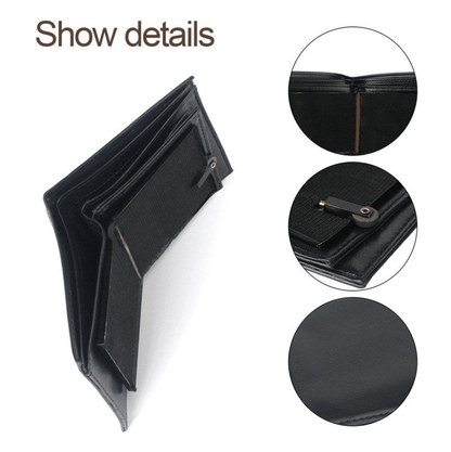 Fashionable Fire Design Leather Wallet