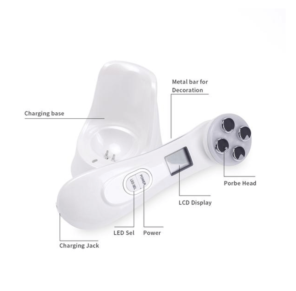 Professional 5-in-1 Anti Aging LED Face Mask Device