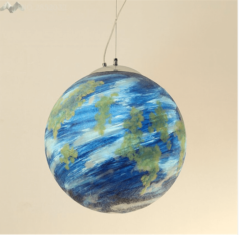 Beautiful Glass Globe Pendant Light
