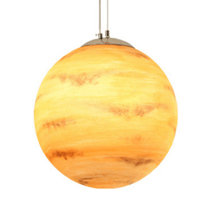 Beautiful Glass Globe Pendant Light