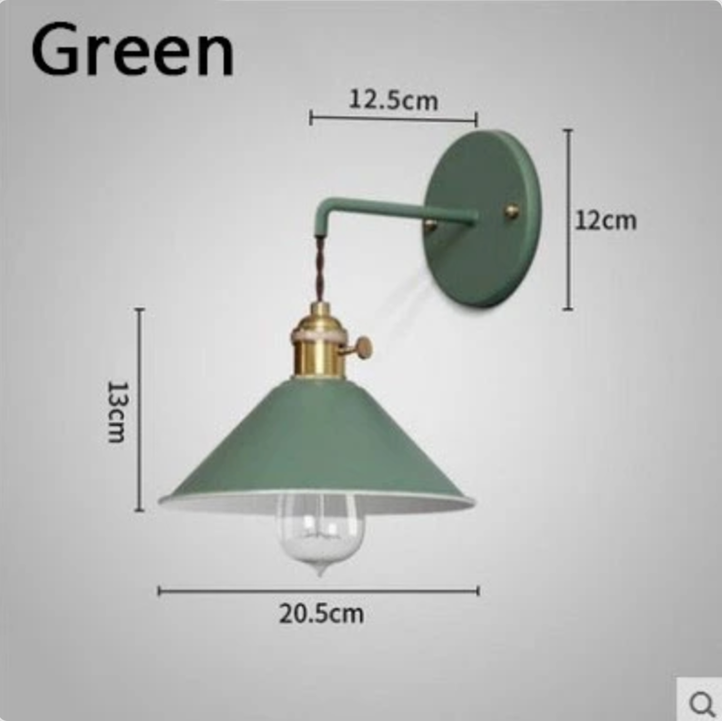 Bright Scandinavian Style Wall Lamp