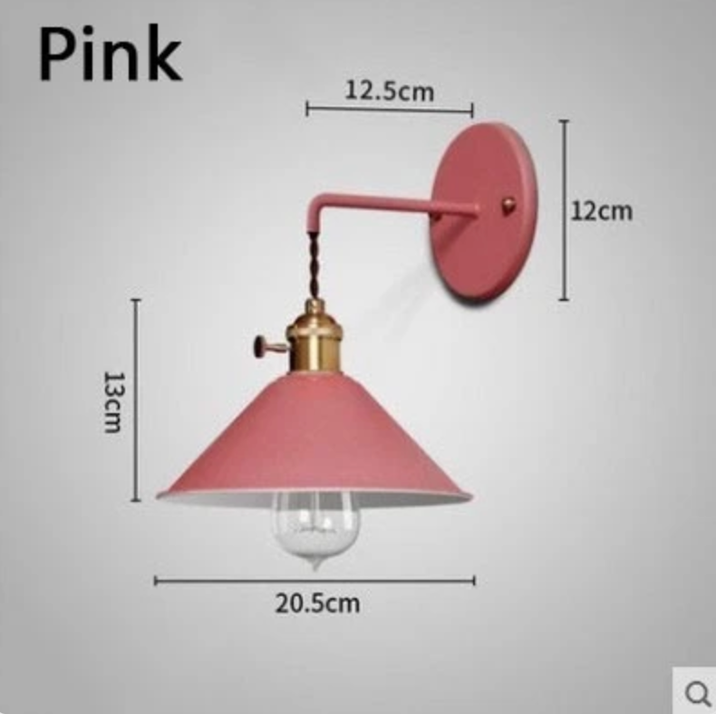 Bright Scandinavian Style Wall Lamp