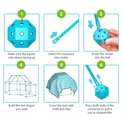 Easy Build Creative Playhouse Kit