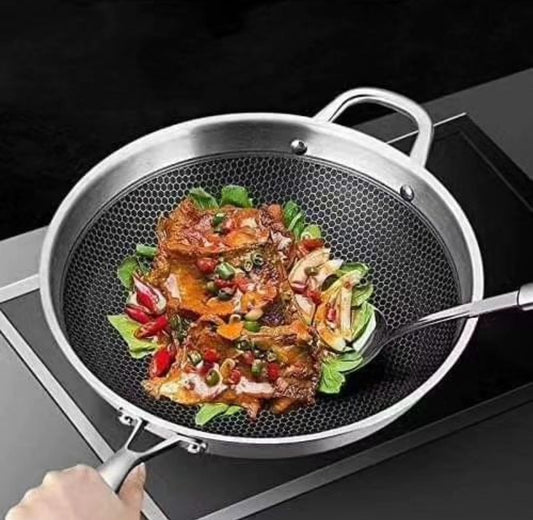 Big Easy Clean Frying Wok Pan - Luxicro
