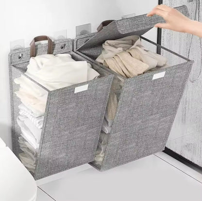Compact Collapsible Laundry Basket - Luxicro