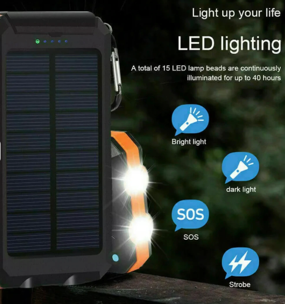 Compact Waterproof Solar Charger