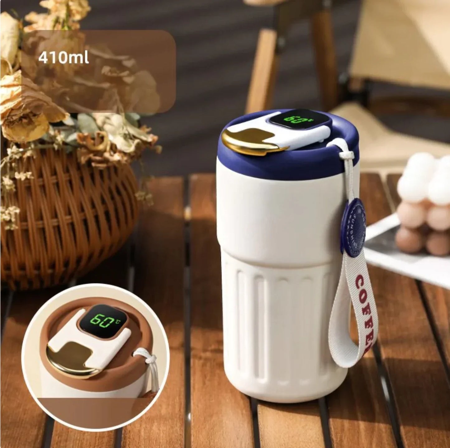 Insulated Thermal Coffee Mug 410ml