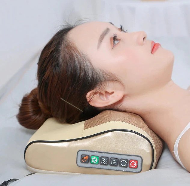 Soft Neck Massage Pillow for Instant Relief - Luxicro