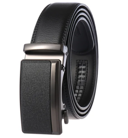 High Quality Leather Mens Auto Buckle Belt