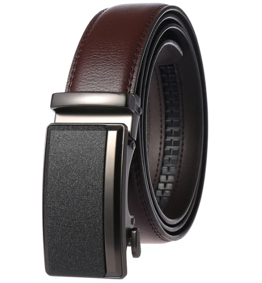 High Quality Leather Mens Auto Buckle Belt - Luxicro