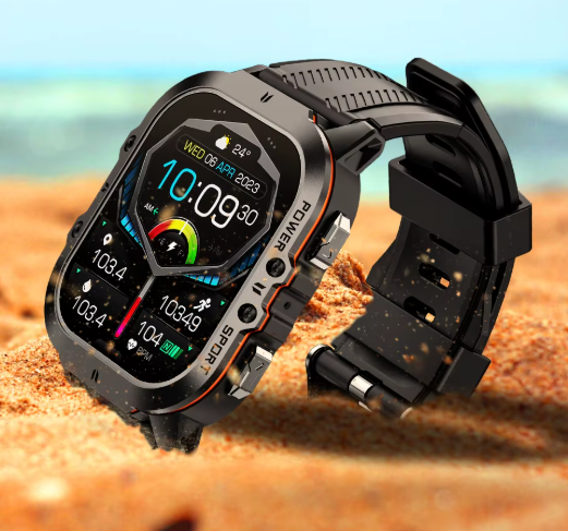 Advanced C26 Fitness Watch - 100+ Workout Modes, HD Display, Water Resistant - Luxicro