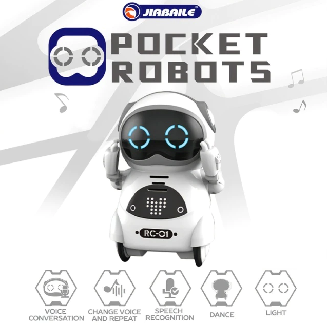 Cute Small Interactive Robot Toy with Voice Control