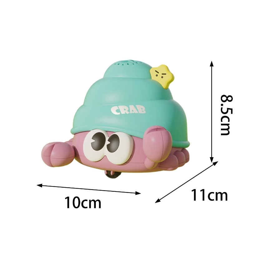 Colorful Blow Up Crab Beach Toy - Luxicro