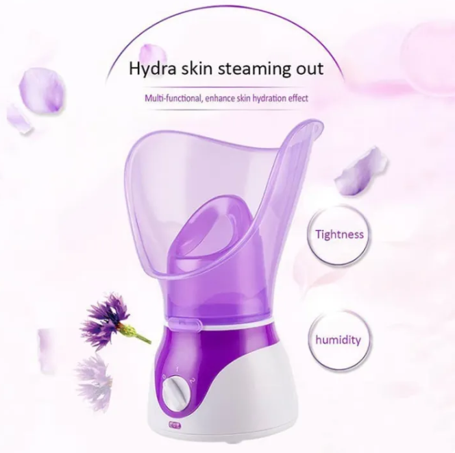 Compact Face Steamer With Adjustable Mist Setting