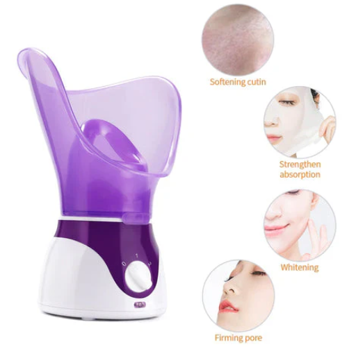 Compact Face Steamer With Adjustable Mist Setting