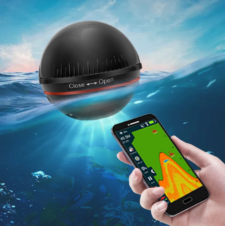 Compact Ice Fishing Depth Finder 160ft Underwater Detector - Luxicro