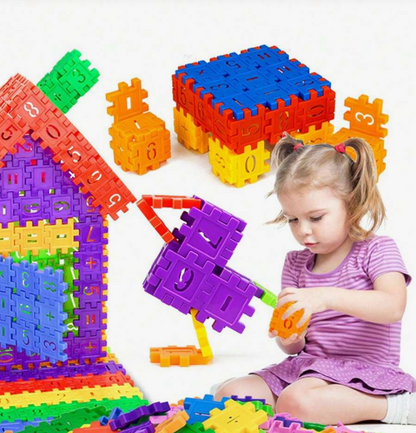 Educational Wooden Math Blocks - Luxicro