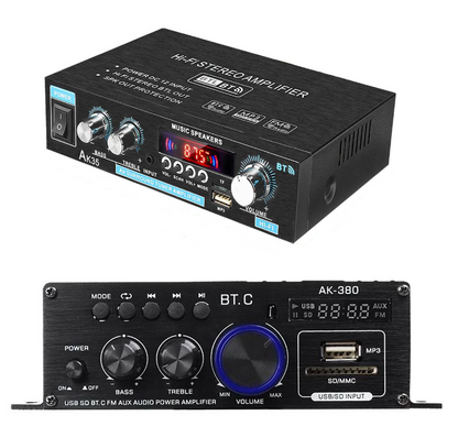 Compact 800W Wireless Home Audio Amplifier - Luxicro