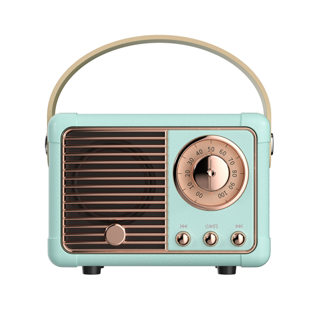 Compact Retro Bluetooth Portable Speaker System