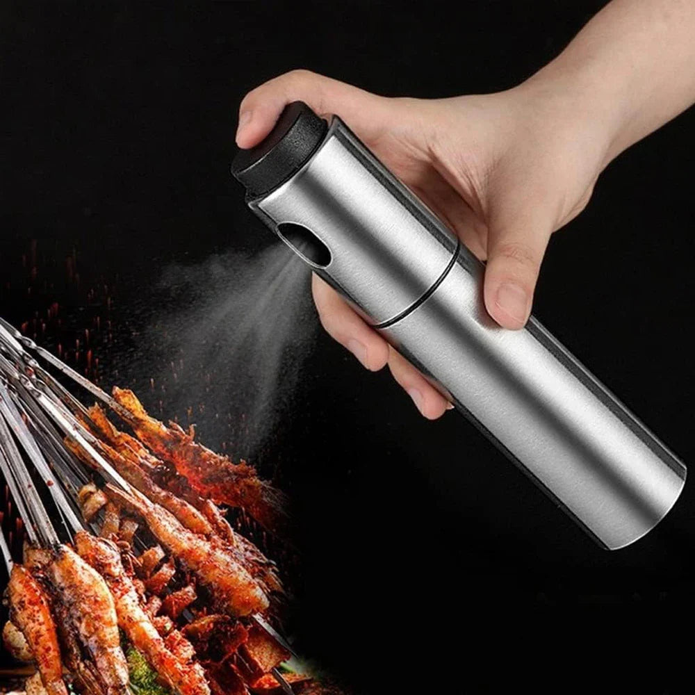 Premium Oil Spray Bottle 100ml Stainless Steel