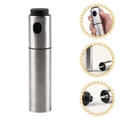 Premium Oil Spray Bottle 100ml Stainless Steel