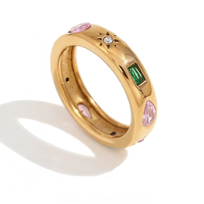 Premium Gold Diamond Statement Ring
