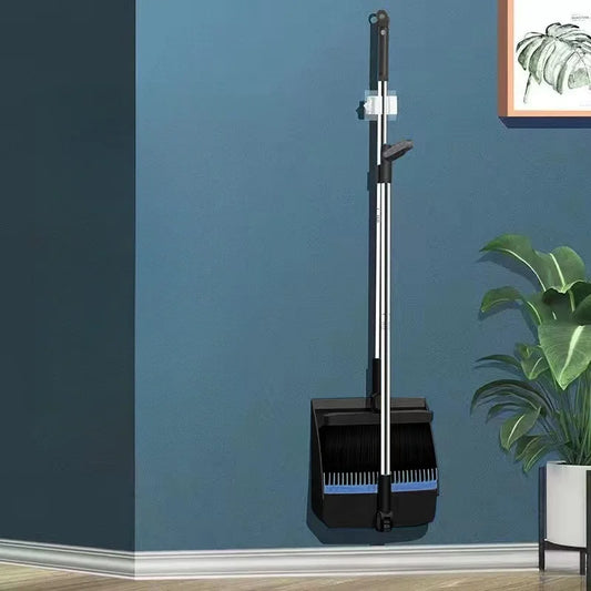 Compact Sweeper and Broom Set with Hair Removal - Luxicro