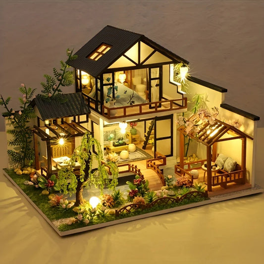 Compact Wooden 3D Puzzle Set for Adults - Luxicro