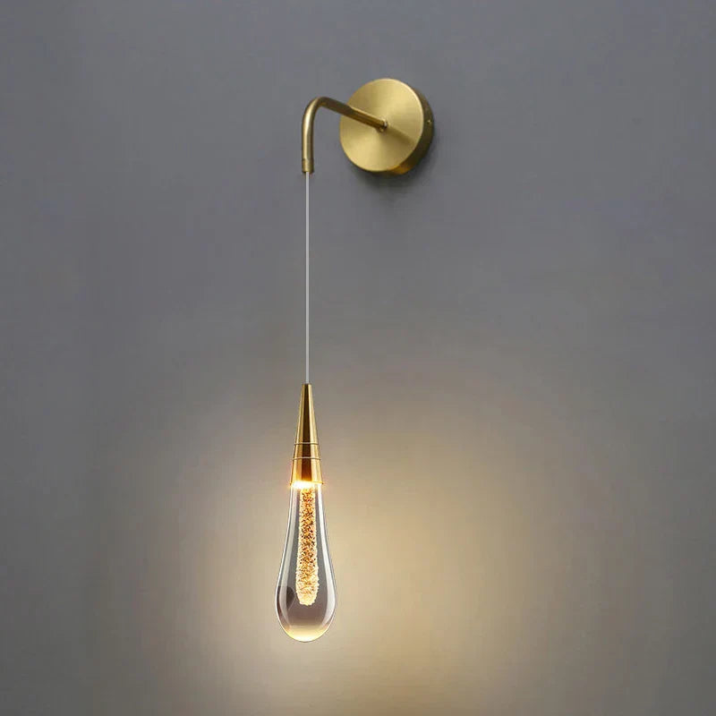 Elegant Glass LED Desk Lamp