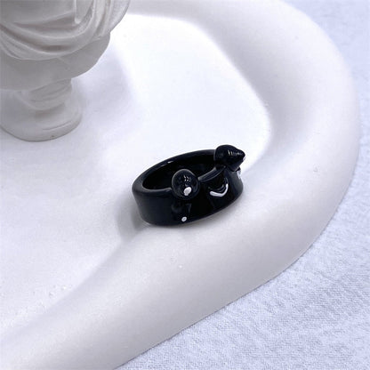Fun Green Frog Childrens Ring