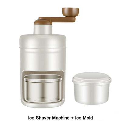 Compact Manual Ice Shaver Machine - Luxicro