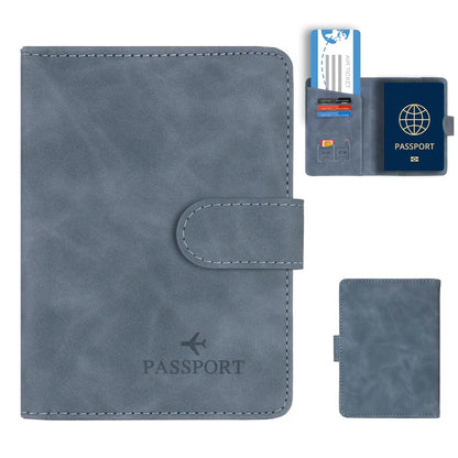 Secure Travel Passport Wallet for Men Women