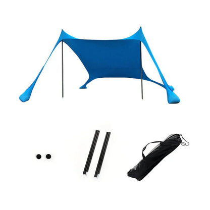 Big Outdoor Sun Shelter with UV Block & Water Resistant Top