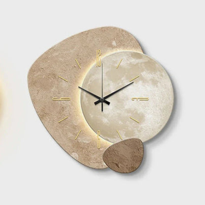 Classic White Wooden Wall Clock