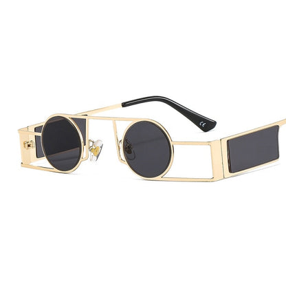 Luxury Round Metal Frame Sunglasses - Luxicro