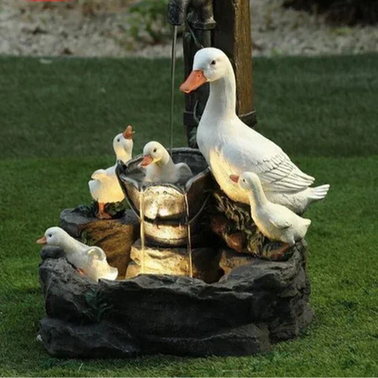 Sustainable Garden Solar Duck Water Feature
