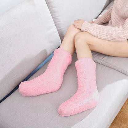 Warm Plush Cashmere Socks for Women