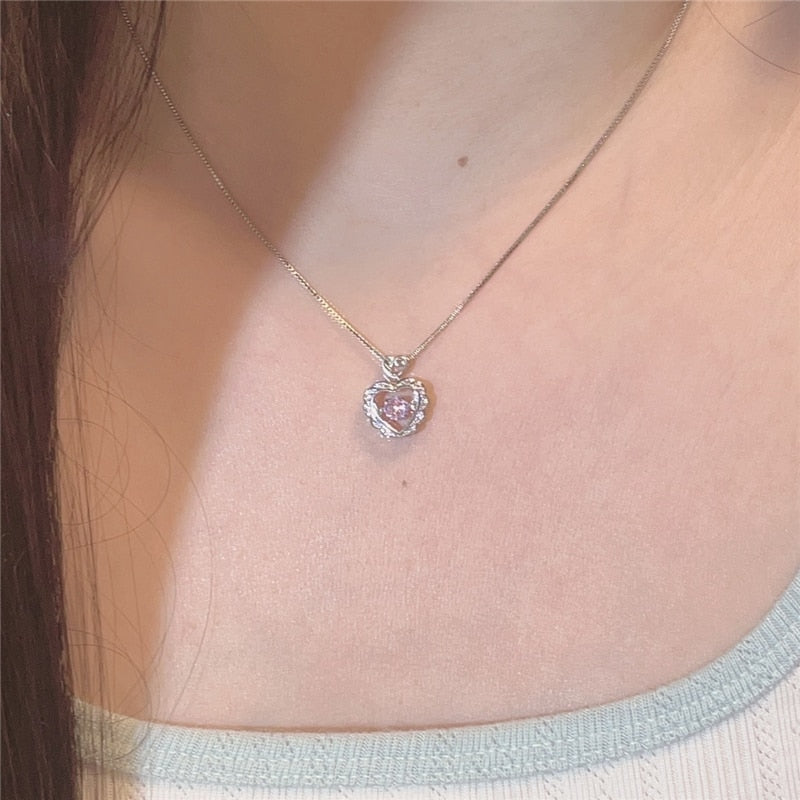 Beautiful Crystal Drop Necklace