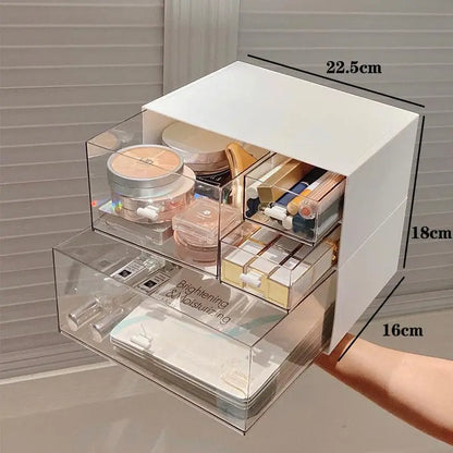 Portable Travel Makeup Organizer Box