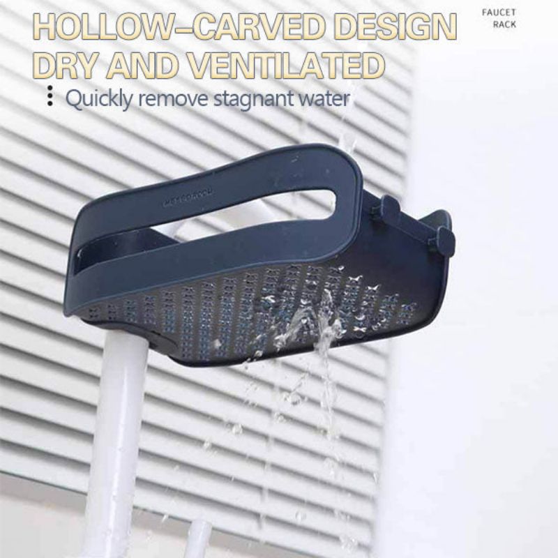 Practical Kitchen Sink Sponge Holder Organizer