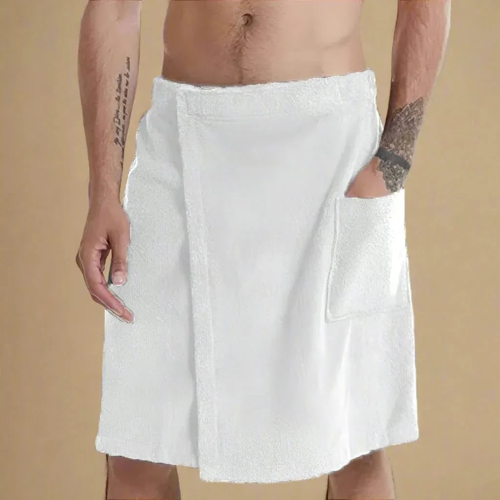 Plush Spa Robe with Pockets for Beach & Gym
