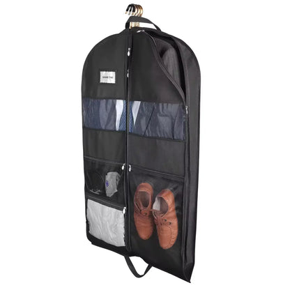 Spacious Garment Travel Bag with Zip Pockets - Luxicro