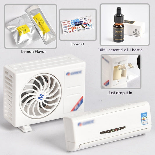 Compact Solar Powered Car Air Freshener Decor - Luxicro
