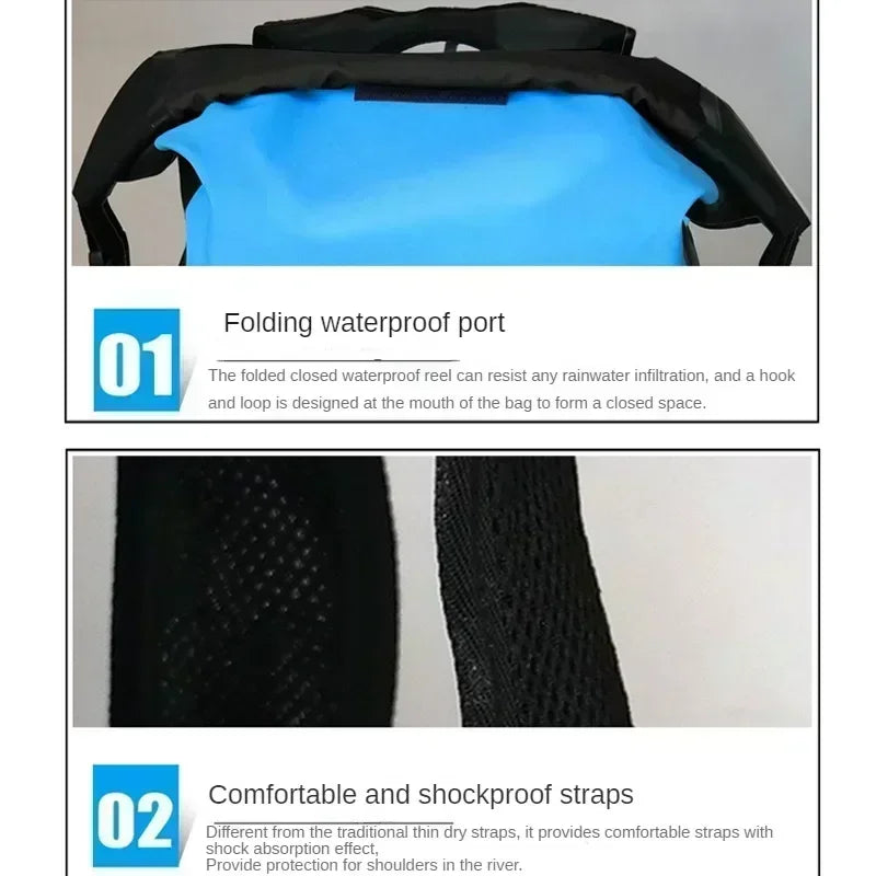 Waterproof Outdoor Backpack 25L Wet Dry Bag