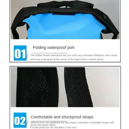Waterproof Outdoor Backpack 25L Wet Dry Bag