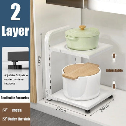 Foldable Compact Corner Storage Shelf Unit