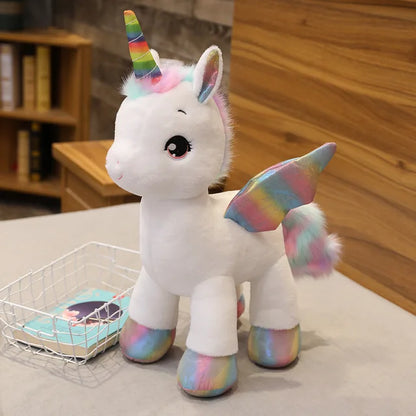 Cute Unicorn Plush Toy Soft Stuffed Animal For Kids - Luxicro